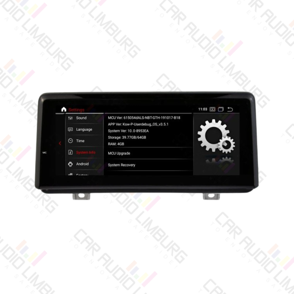 BMW 1 en 2 serie Android 13.0 multimedia (NBT) - Afbeelding 4
