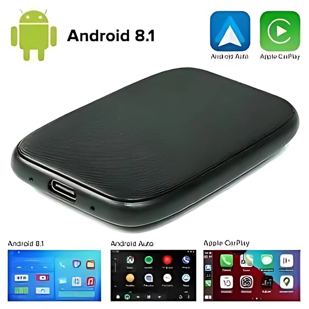 Draadloos Apple Carplay/ Android Auto met Netflix en Youtube