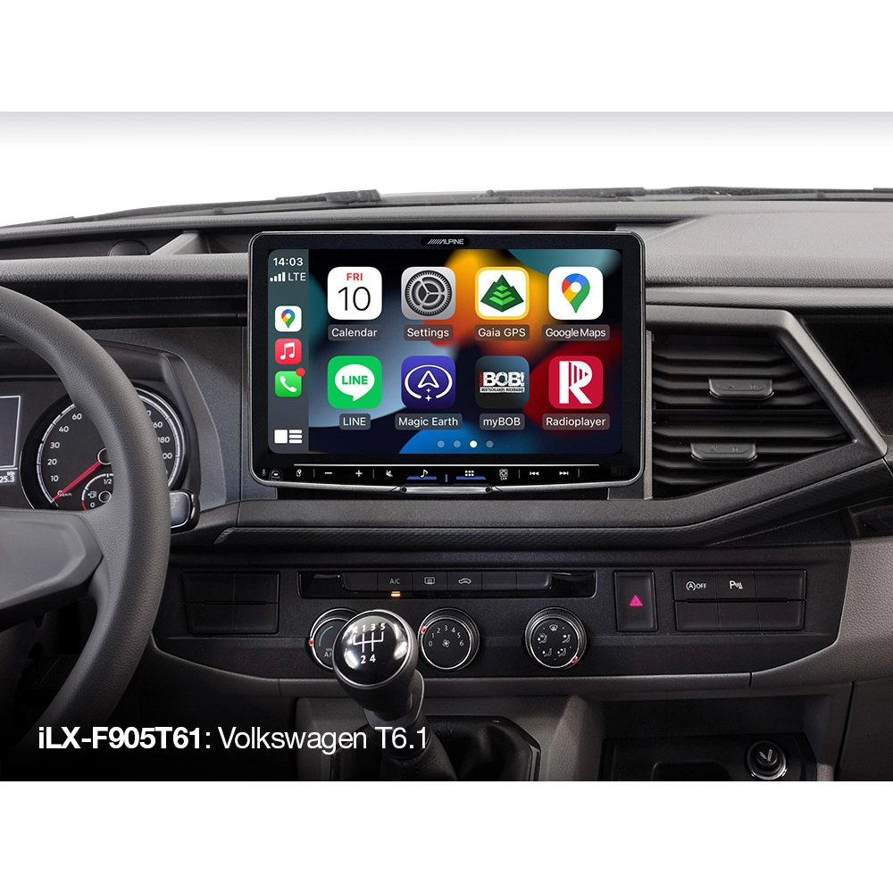 Alpine ILX-F905 T6.1 media ontvanger voor VW Transporter 6.1