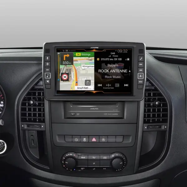 Alpine X903D-V447 Campernavigatiesysteem Mercedes Benz VITO V447