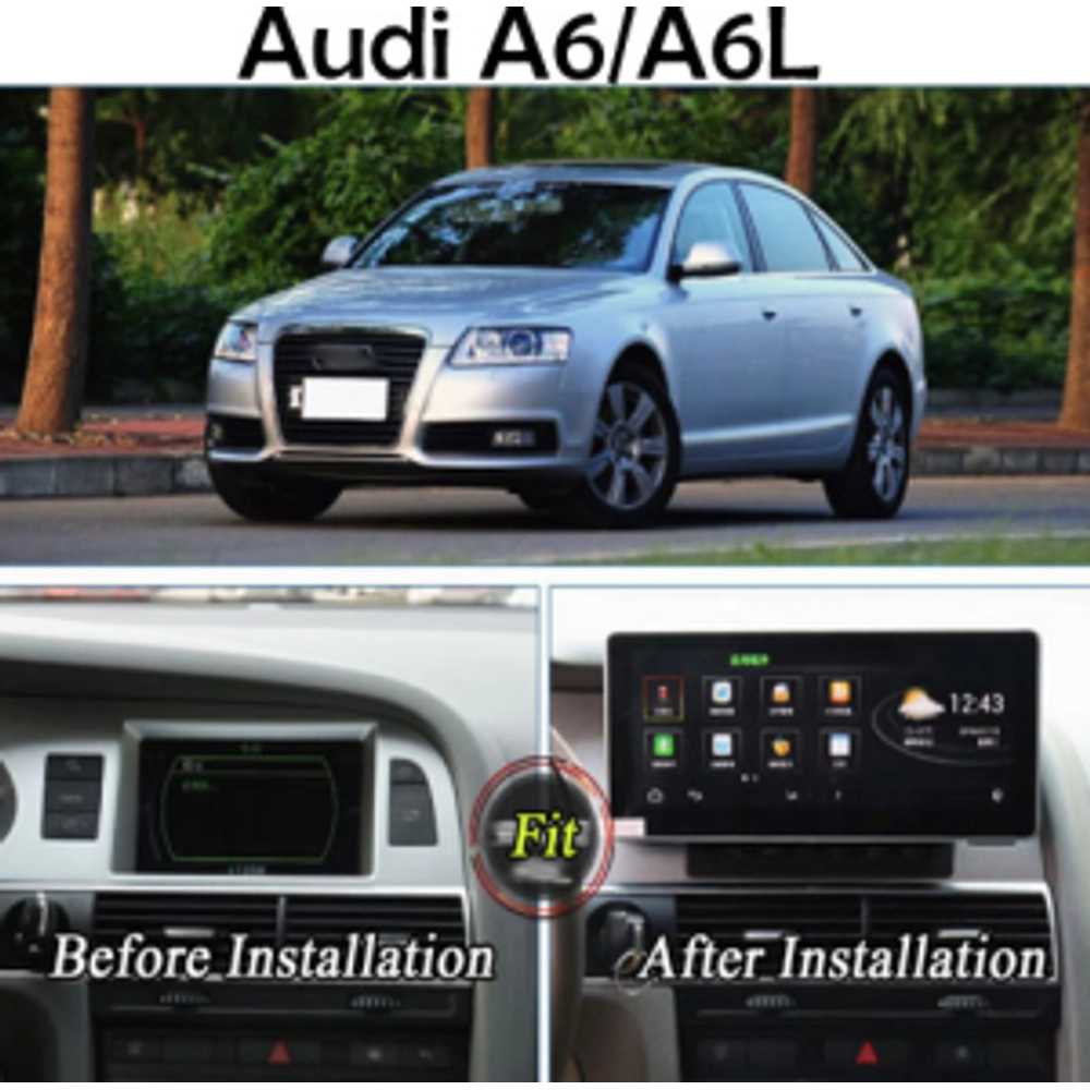 Audi A6/A6L Android 13.0 multimedia met Ami/Aux en 3G - Afbeelding 2
